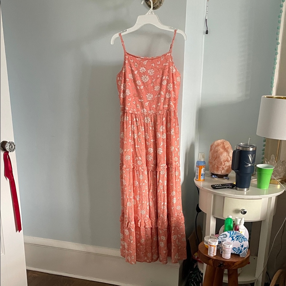 Cat & Jack Peach Floral Dress